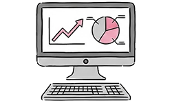 パソコンのイラスト