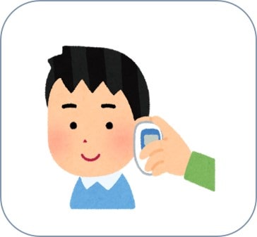検温の実施